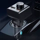 Автомобильный FM модулятор Q-18S Bluetooth трансмиттер для машины с функцией громкой связи Black - изображение 3