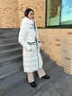 Пуховик зимовий yimosis подовжений M білий - зображення 3
