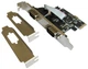 Контроллер Dynamode RS232 (COM) 2 внешних порта - PCI-E, с низкопрофильной планкой (RS232-2port-PCIE-LP) - изображение 1