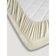 Простынь на резинке Arya Сатин London AR-A107299-cream 160х200х30 см кремовая 4268937 - изображение 2