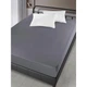 Простынь на резинке Arya Сатин London AR-A107300-gray 180х200х30 см серая 4268967 - изображение 1