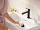 Cмеситель для умывальника однорычажный HANSGROHE Rebris S EcoSmart+ черный латунь с донным клапаном 72586670 - изображение 6