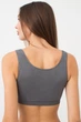 Бесшовный топ на широких бретелях Giulia TANK TOP S/M Grey-poppy seed, кроп топ - изображение 6