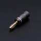 Штекер конектор роз'єм типу банан Banana Plug 4 мм, Graphite/White stripe (48516) - зображення 2
