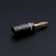 Штекер конектор роз'єм типу банан Banana Plug 4 мм, Graphite/White stripe (48516) - зображення 3
