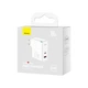 Сетевое зарядное устройство Baseus 100W GaN5 Pro Fast Charger QC4.0+PD3.0 1USB+1Type-C 5A + кабель Baseus Type-C to Type-C 100W 20V/5A 1м White - изображение 12