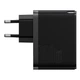 Мережевий зарядний пристрій 100W Baseus GaN5 Pro CCGP090201 швидка зарядка QC4.0+PD3.0 1USB+1Type-C 5A + кабель Type-C to Type-C 100W 1м Black - зображення 14