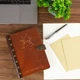 Щоденник-планер з гравіювання знаку зодіаку Стрілець, А5, 100 аркушів, Червоне дерево, WoodPresent - зображення 1