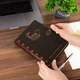 Дневник-планер по гравировке знака зодиака Скорпион, А5, 100 листов, Темное дерево, WoodPresent - изображение 1