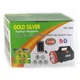 Ліхтар на сонячній батареї та зарядний пристрій Gold Silver GS-580 радіо MP3 power bank чорний - зображення 8
