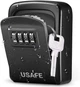 Антивандальный настенный мини сейф uSafe KS-08 для ключей, с кодовым замком, Черный - изображение 3