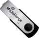 Флеш память USB MediaRange 4GB USB 2.0 Black/Silver (4260057124814) - изображение 1