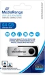 Флеш пам'ять USB MediaRange 64GB USB 2.0 Black/Silver (MR912) - изображение 3