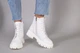 Женские демисезонные ботинки ShoesBand Белые натуральные кожаные на среднюю/широкую ногу внутри полушерсть 38 (24,5 см) (S55841з) - изображение 3