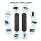 Аеропульт G50S 2.4G Air Mouse Гироскоп Повітряна мишка Wireless Android TV BOX - зображення 12