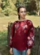 Вишиванка бохо Vyshyvanka "Птаха" 46 Бордова 4618 - изображение 3