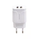 Мережевий Зарядний Пристрій Borofone BA37A Micro 2USB 2.4 A (Білий) - зображення 1