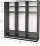 Шкаф-купе трехдверный Roko 239.2х242х60 см ДСП + Зеркало Серый (20200027534) - изображение 2