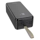 Зовнішній акумулятор повербанк Power Bank Hoco DB11 50000mAh |4USB/Type-C/Lightning, 2.1A| Black - зображення 3