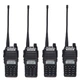 Комплект раций портативных Baofeng UV-82 UP 8 Вт батарея 1800 мАч Black 4 шт. - изображение 1