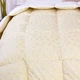 Ковдра пухова KARMEN №1854 "Bio-Beige" 90% сірий Bio пух тик 110*140 - зображення 10