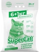 Наповнювач для котячого туалету Super Cat з ароматизатором деревний поглинаючий 6+1 кг (12 л) (3552) (4823089324548) - зображення 1