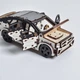 Эко 3D пазл конструктор авто внедорожник Mrs 3DBRT 175 деталей Сборная модель машины Черно-белый - изображение 3