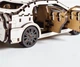Еко пазл 3D Конструктор авто Седан А-159 3DBRT 175 деталей Збірна модель машини Чорно-білий - зображення 4