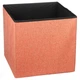 Тумба-пуф розкладний Stenson R88093 25*25*24см orange - зображення 2