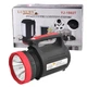 Ліхтар переносний Luxury 1902 T, 5W+22SMD, 2 лампи 3W, Power Bank, сонячна батарея, Чорний - зображення 6