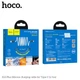 Кабель HOCO Type-C to USB Silicone X21 Plus |1м 3A| black-white - зображення 2