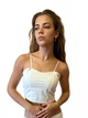 Топ из эко кожи Attractive top M Белый - изображение 2