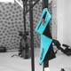 Полотенце из хлопка для фитнеса с карманом на молнии 40 * 85 см Бирюза - изображение 3