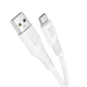 Кабель для зарядки и передачи данных HOCO X58 USB - Micro USB Airy 2.4A 1м Белый - изображение 2