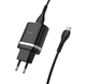 Адаптер сетевой HOCO Micro USB cable Smart FCP/AFC C12Q 1USB 3A 18W QC3 black - изображение 3