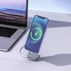 Держатель Hoco PH44 для беспроводной зарядки MagSafe серебристый - изображение 2