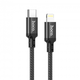 Кабель Hoco Type-C to Lightning Double Speed X14 |1m, 20W, PD| black - изображение 3