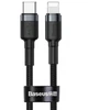 Кабель BASEUS CATLKLF-G1 Cafule Type-C to Lightning |18W/PD, 1м| black - изображение 1