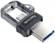 Флешка SanDisk Flash USB 3.0 Ultra Dual Drive OTG M3.0 128GB | 150 Mb/s |(SDDD3-128G-G46) - зображення 2