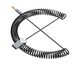 Аудио-адаптер Bluetooth aux гарнитура в машину адаптер HOCO In-car BT audio receiver spring cable DUP02 Черный - изображение 2