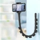 Держатель для телефона гибкий Cute Worm Lazy Holder 7304 с присосками черный - изображение 5