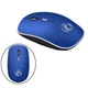 Бездротова миша мишка тиха плоска 1600dpi iMice G -1600 USB blue - зображення 2