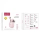 Наушники HOCO Leader true wireless BT headset EW07 |BT5.1, 30/300mAh, 4.5h| pink - изображение 2
