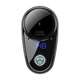Адаптер автомобильный BASEUS S-06 Locomotive Bluetooth FM 2USB, 2.4A, черный - изображение 3