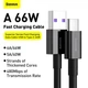 Кабель Baseus Superior Series 2м USB Type-A to Type-C 66W PVC круглий Black (CATYS-A01) - изображение 3