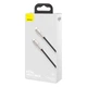 Кабель BASEUS Type-C to Lightning Cafule Series Metal Data Cable |100 см, 20W, PD| (CATLJK-A01) black - изображение 2