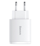 Сетевое зарядное устройство BASEUS CCXJ-E01 2xUSB Type-C 30W 3A PD QC белый - изображение 2