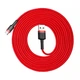 Кабель Baseus CATKLF-C09 Cafule USB to Type-C 2A 200см red - изображение 1
