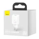 Адаптер сетевой BASEUS Super Si Quick Charger |Type-C, QC/PD, 3A, 20W| (CCSUP-B03) white - изображение 2