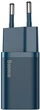 Адаптер сетевой BASEUS Super Si Quick Charger |Type-C, QC/PD, 3A, 20W| (CCSUP-B03) blue - изображение 8